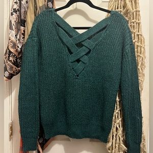 UO Cross Back Sweater